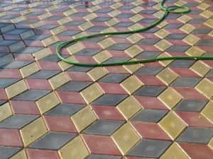Fabrica de pavaje, pavele, dale, borduri, pentru gradina. Montaj pavaj — miniatura 7