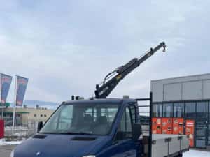 Sprinter Macara Hiab brat hidraulic Mercedes — miniatura 9