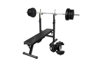 Banca piept cu suport reglabil + set de greutati 70 KG — miniatura 5