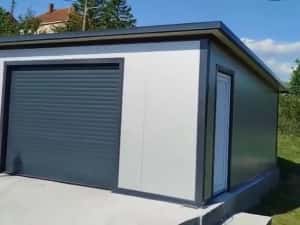 Garaj modular pe structura metalica