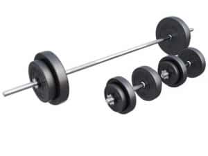 Set ciment gantere + piept 60kg