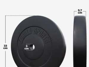 Set ciment gantere + piept 60kg — miniatura 7