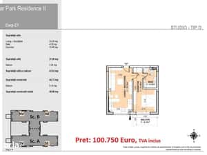 Apartament TIP STUDIO ROTAR RESIDENCE 2 — miniatura 4