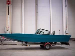 barca de pescuit din aluminiu 3mm | 5,20m-5,80m | fabricate in Romania — miniatura 5