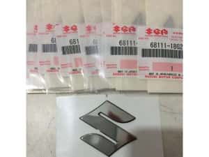 Emblema 3D Suzuki Stiker Moto Atv KingQuad Logo Sigla — miniatura 3