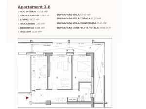 Apartament 2 camere, 82.92 mp, ansamblu 0% Comision Achizitie, Calea S — miniatura 3