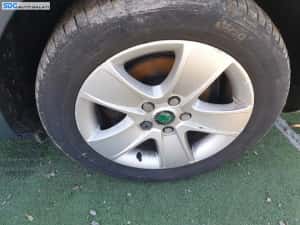Set 4 Jante Roti Aliaj 205 55 16 R16 5x112 Skoda Superb 1 2002 - 2008 [C4056] — miniatura 9