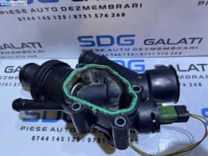 Corp Carcasa Termostat cu Senzor Temperatura Apa Peugeot Expert 2.0 HDI 2009 - 2017 Cod 9682141580 [S0350] — miniatura 8