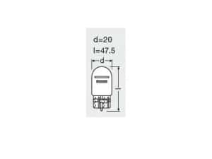 Bec W21/5w 12v Osram 7515 — miniatura 2