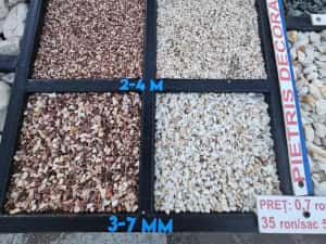 Piatra codru ornamentala decorativa rotunjita Thassos  bolovani  alb r — miniatura 7