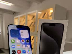  iPhone 15 Pro Max black 256 gb ! •Garantie 2 ani•+ cadou — miniatura 2