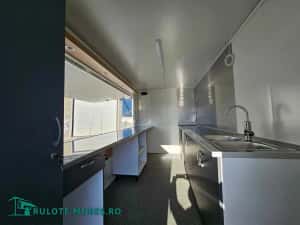 Rulota comerciala,FAST FOOD,FOOD TRUCK ! 4m-1350 kg!PE STOC! — miniatura 8