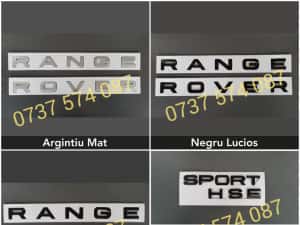 Litere scris RANGE ROVER LAND ROVER SPORT HSE pt capota si portbagaj