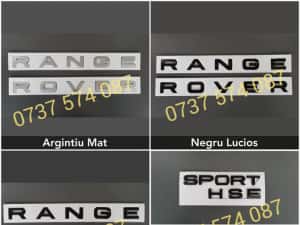 Litere scris RANGE ROVER LAND ROVER SPORT HSE pt capota si portbagaj — miniatura 6