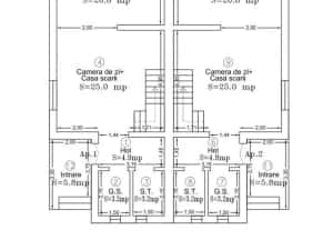 Duplex Premium 4 camere 3 bai | 111 mp utili | Mosnita | zona Penny — miniatura 3