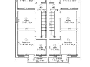 Duplex Premium 4 camere 3 bai | 111 mp utili | Mosnita | zona Penny — miniatura 4