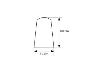 Delimitator rutier/Bolard 40x60 CM — miniatura 2