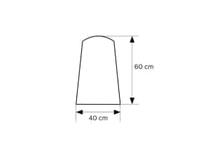 Delimitator rutier/Bolard 40x60 CM — miniatura 4