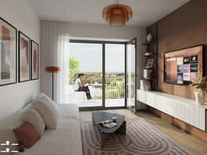 Studio dublu cu grădină - Tip 2A — miniatura 3