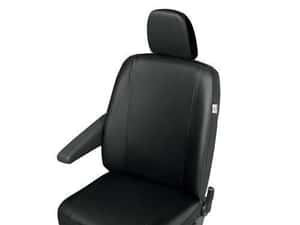 Husa auto scaun sofer Practical DV1 imitatie piele neagra pentru Ford Transit Custom 2013-2017 si Transit Custom 2017- — miniatura 7