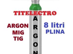 Butelie tub argon PLINA, 8 litri 200 bari, sudura MIG-MAG sau TIG WIG