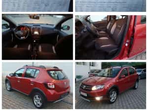 Dacia Sandero Stepway 2015 Limited 0.9 Tce 90 cp Euro 5 Navigatie /Senzori/ Pilot automat 84900 Km Reali  Germania Garantie / Rate — miniatura 8