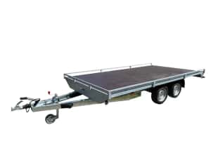 Remorca REPO Cargo FLAT SSD 4121 UTILAJE,sasiu intarit ,2024 — miniatura 1
