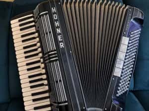 Acordeon Hohner Morino IV N 2+2 de 120 bași!! — miniatura 10