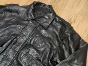 Geaca vintage din piele US Army Vietnam Veteran marimea L — miniatura 10