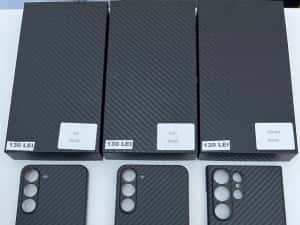 Husa Ultra Slim Kevlar Carbon Neagra - Samsung,IPhone — miniatura 6