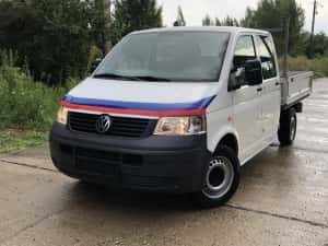 VW Transporter T5 Doka 6 locuri si bena an fabricatie 2007 motor 1.9 tdi 75kw 102 cp euro4 cod motor BRS — miniatura 3