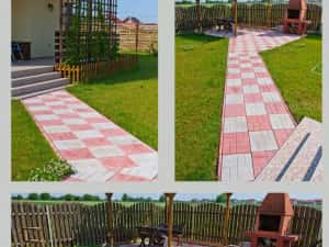Pavele, Dale,Borduri 20x20 - 40x40, pentru gradina. Montaj transport