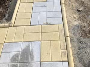 Pavele, Dale,Borduri 20x20 - 40x40, pentru gradina. Montaj transport — miniatura 8