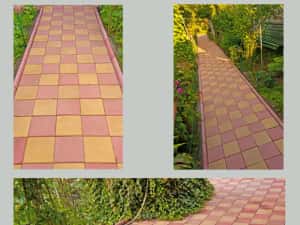 Pavele, Dale,Borduri 20x20 - 40x40, pentru gradina. Montaj transport — miniatura 10