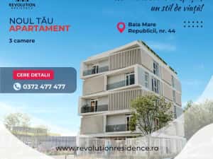 COMISION 0% - Apartamente cu 3 camere - Bdul Republicii 44, Baia Mare