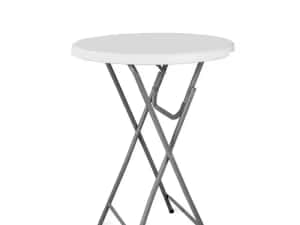 Masă cocktail pliabilă Debbie, 110 cm, cu Husă Albă + CADOU Husă Neagă — miniatura 8