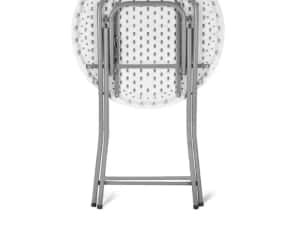 Masă cocktail pliabilă Debbie, 110 cm, cu Husă Albă + CADOU Husă Neagă — miniatura 10