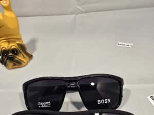 Ochelari de soare polarizati BOSS, Black Frame, Luicios sau Mat