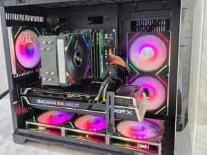 Desktop Pc Gaming Ryzen 7 5700X 32GB, 1TB SSD + 3TB HDD, ATI AMD Radeon RX 6900 XT 16Gb — miniatura 3