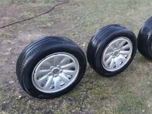 Roti jante R16 anvelope 205 55 16 golf 5 passat b6 touran audi a4 b7 — miniatura 10