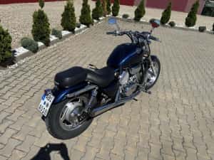HONDA VF 750 C MAGNA RC43 BOBBER 87 cai EXTRA CROM evacuare SUPER TRAPP ghidon+ comenzi frontale custom recent adusa din Germania fara zgarieturi Top — miniatura 3
