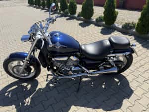 HONDA VF 750 C MAGNA RC43 BOBBER 87 cai EXTRA CROM evacuare SUPER TRAPP ghidon+ comenzi frontale custom recent adusa din Germania fara zgarieturi Top — miniatura 4