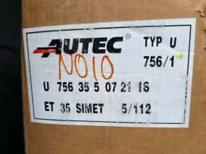 Jante Aliaj 5x112 16'' AUDI A3 A4 A6 Q3 Q2 - NOI 7.5J ET 35 — miniatura 5