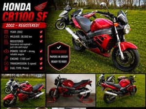Honda CB1100 SF – 2002, înmatriculată, 140 CP! — miniatura 8