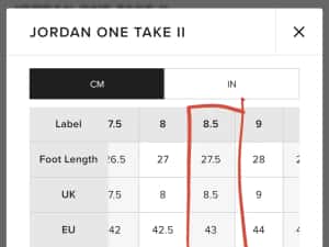 Ghete Jordan One Take II 43 (27,5cm) — miniatura 5