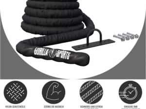 Battle Rope 9M Lungime , 3.8 Grosime — miniatura 9