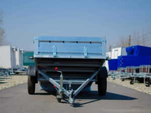 Remorca 750 kg 260x135 cm,Atv ,Basculabila Mono ax — miniatura 1