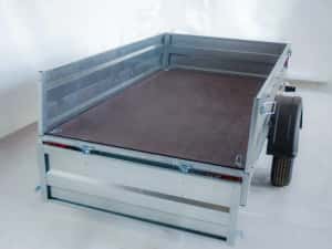 Remorca 750 kg 260x135 cm,Atv ,Basculabila Mono ax — miniatura 5