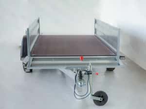 Remorca 750 kg 260x135 cm,Atv ,Basculabila Mono ax — miniatura 6