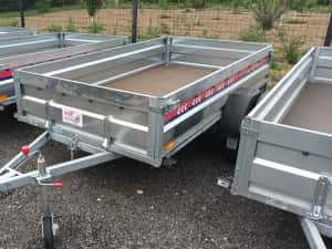 Remorca 750 kg 260x135 cm,Atv ,Basculabila Mono ax — miniatura 8